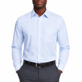 Camicia uomo M azzurro chiaro in tessuto liscio formale a maniche lunghe
